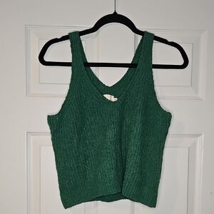 Nation LTD Emerald Green Knit Tank Top